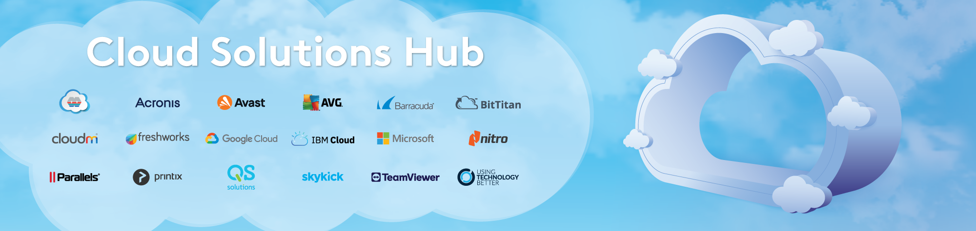 Cloud Solutions Hub large-format wall for SYNNEX Alliance 2023