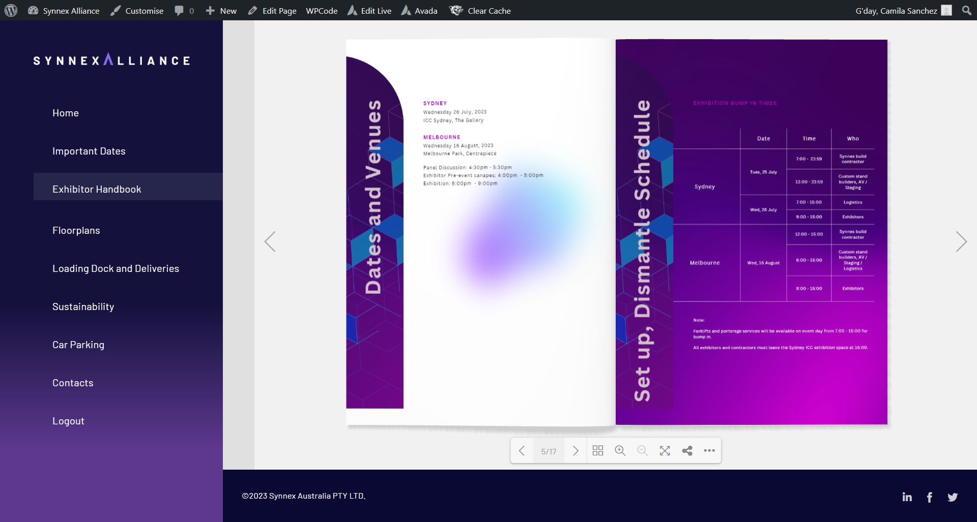 SYNNEX Alliance 2023 digital exhibitor handbook